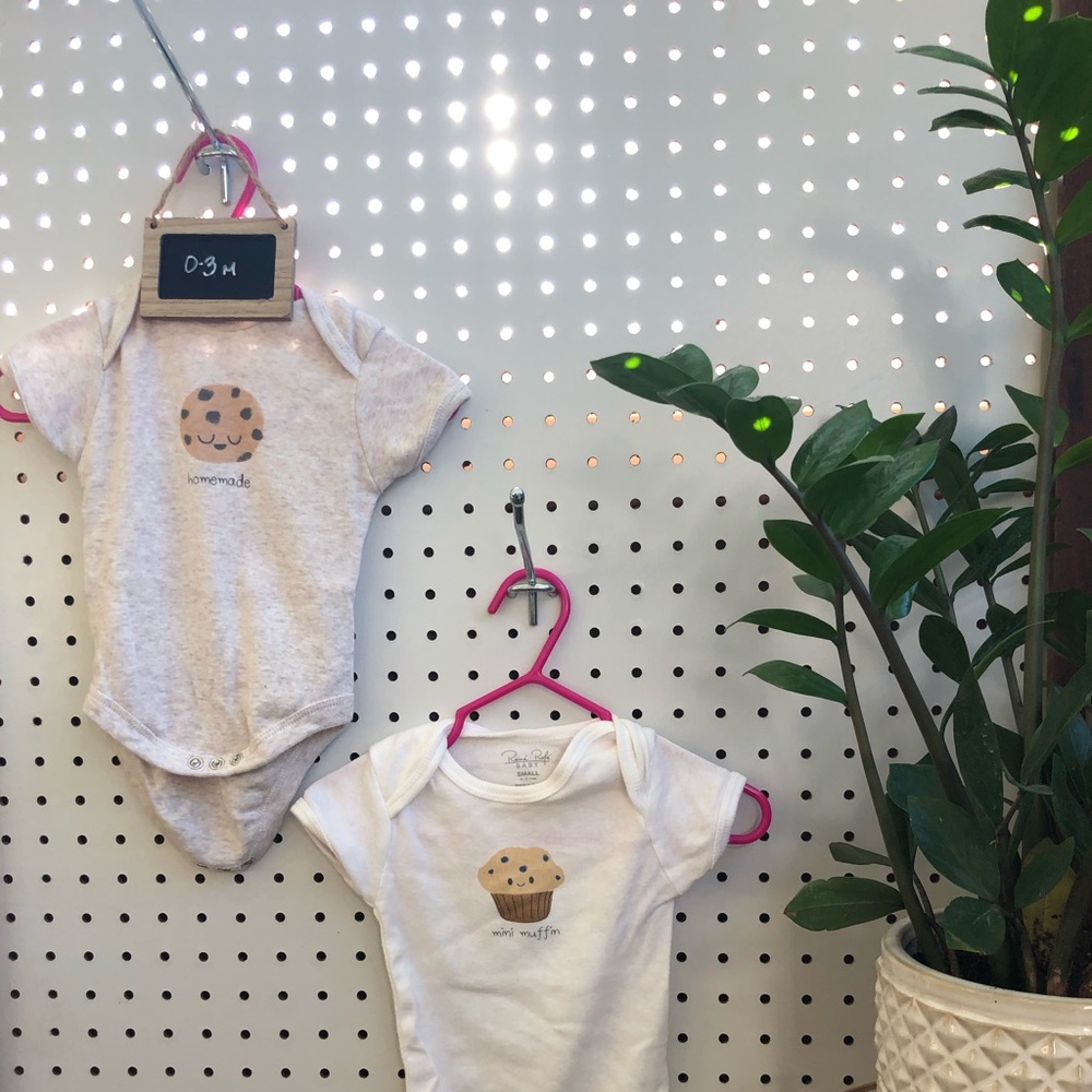 Mimi muffin and cookie bodysuits